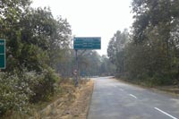View of Over Head Sign Board at KM 141+780